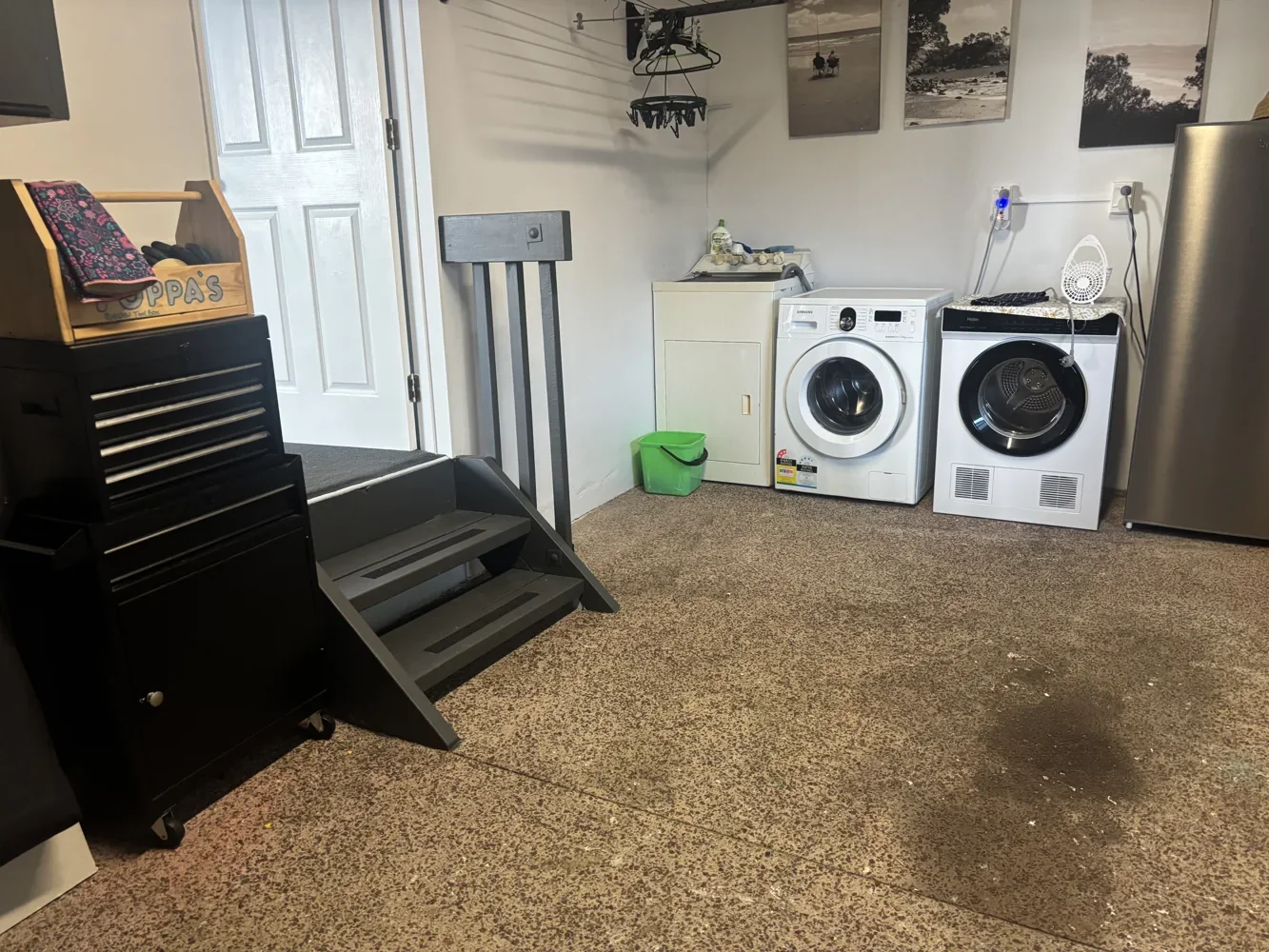 Garage Carpet Installation — Helensville — Starting garage floor