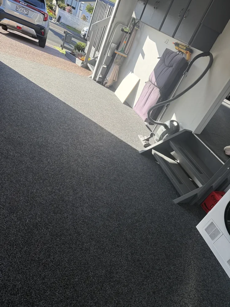 Garage Carpet Installation — Helensville — Finished garage carpet