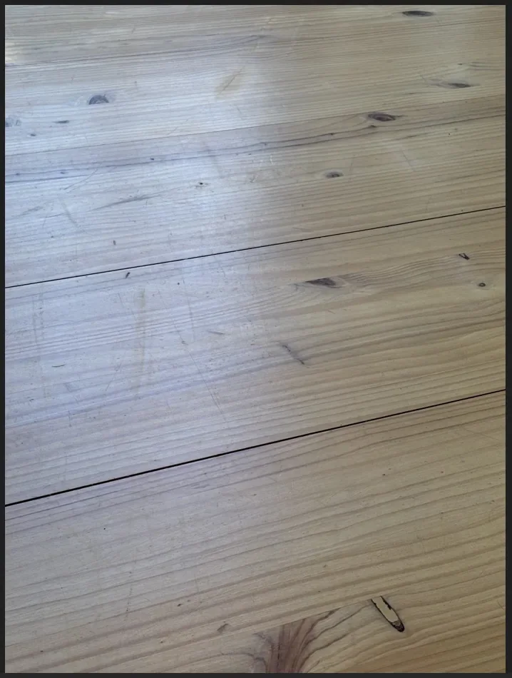 Timber Floor Restoration — Parnell — Starting board condition