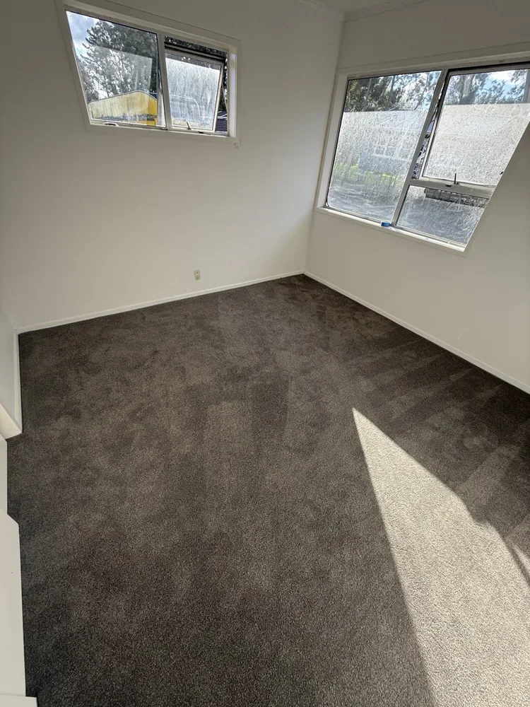 Residential Carpet Installation — Whenuapai — Finished bedroom carpet